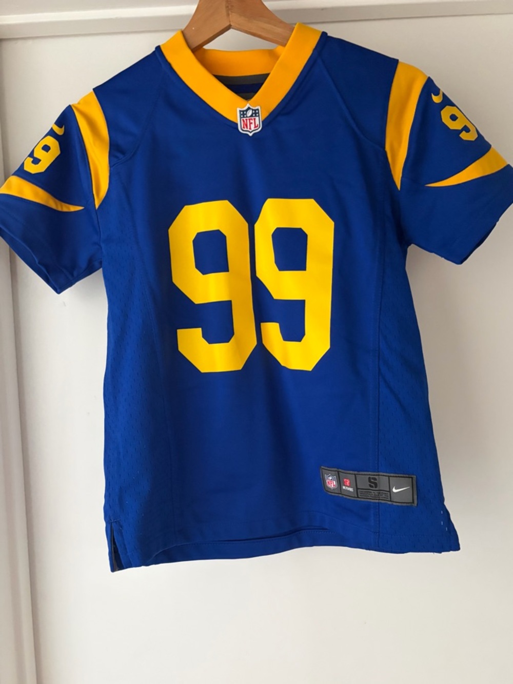 NFL Jersey Youth Aaron Donald #99 Football Jersey Nike On Field LA RAMS